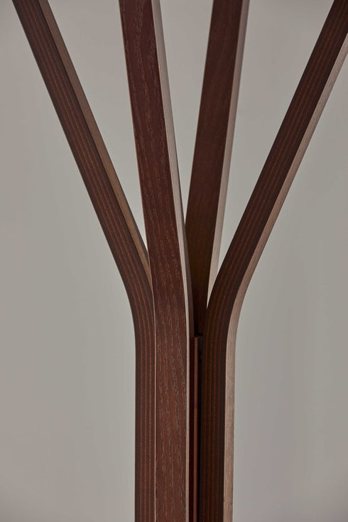 16.5" x 16.5" x 68.25" Natural Coat Rack